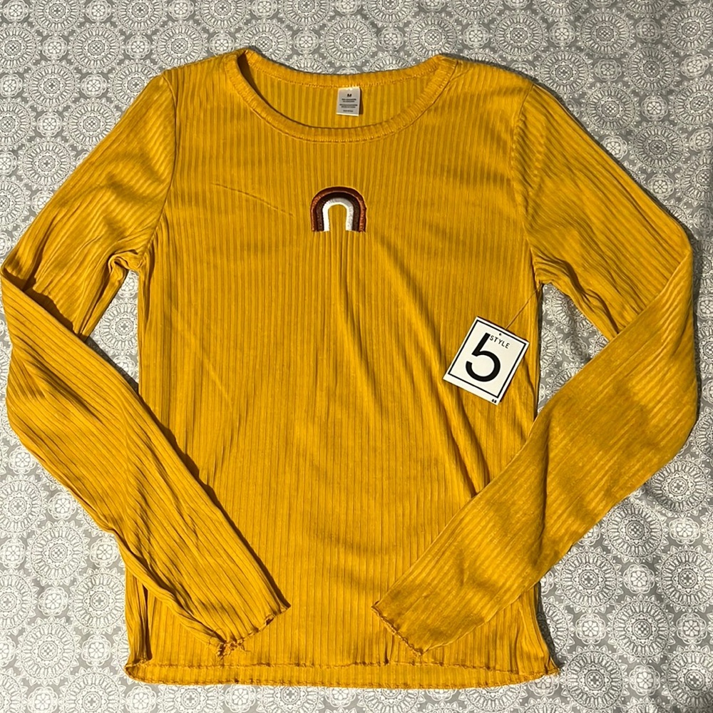 yellow long sleeve